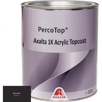 barva na kov Akrylátová 1K barva Axalta RAL 8019 5°lesku stupeň lesku Mat