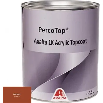barva na kov Akrylátová 1K barva Axalta RAL 8023 5°lesku stupeň lesku Mat