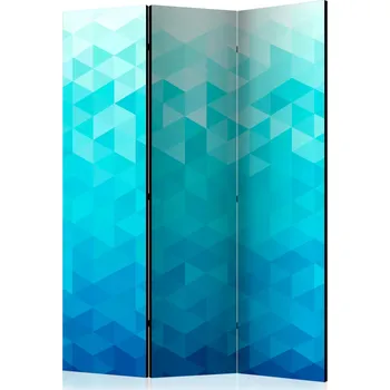 Paraván Paraván - Azurový pixel Velikost: 135x172 cm, Provedení: Jednostranný