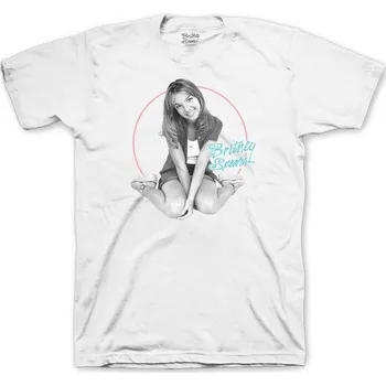 Pánské tričko Britney Spears Tričko Classic Circle Unisex White XL