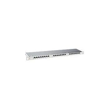 Patch panel Solarix Patch panel 24xRJ45 CAT6 STP s vyvazovací lištou 0,5U SX24HD-6-STP-SL