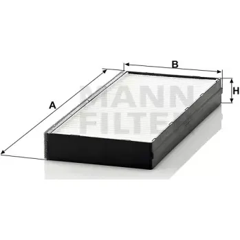 Kabinový filtr MANN FILTER Kabinový filtr CU 2521-2