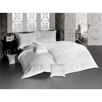 Povlečení Matějovský Povlečení damašek LOLITA BÍLÁ velikost: 140/200+70/90