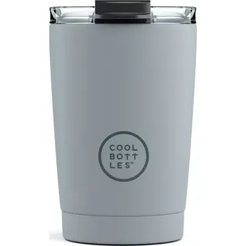 Termohrnek Nerezový termohrnek COOL BOTTLES Pastel Grey třívrstvý 330ml