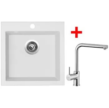 Kuchyňský dřez Sinks VIVA 455 Milk + Elka