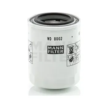 Hydraulický filtr MANN FILTER Filtr hydrauliky WD 8002