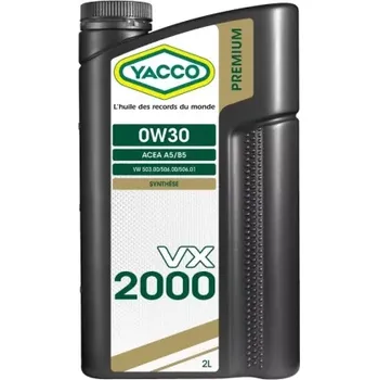 Motorový olej YACCO VX 2000 0W-30 1L