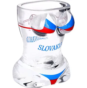 Sklenice Půldecák Slovakia Sexy (skleněné štamprle 0,03 L)