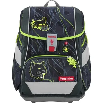 Školní aktovka/batoh 2IN1 PLUS pro prvňáčky – 6dílný set, Step by Step DANGER CAT CHIKO