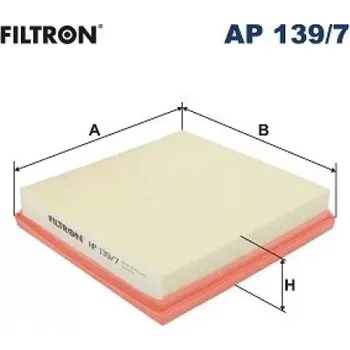 Vzduchový filtr FILTRON Vzduchový filtr AP 139/7
