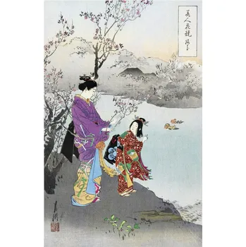 Plakát Plakát, Obraz - The Plum Blossoms, Ogata Gekko