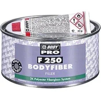 Karosářský tmel HB BODY tmel se skleněným vláknem - fiber F250 zelený 380g