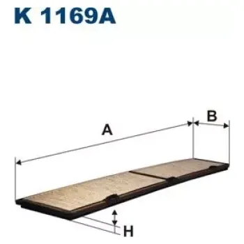 Kabinový filtr FILTRON Kabinový filtr K 1169A