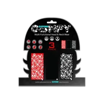 nákrčníky Comfy Skulls, OXFORD (sada 3 ks)