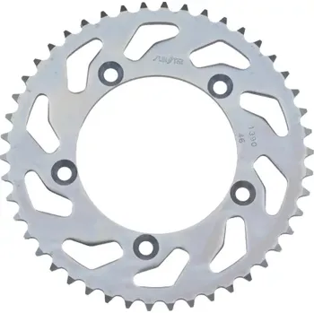 Řetězová sada pro motocykl ocelová rozeta pro sekundární řetězy typu 420, SUNSTAR (46 zubů)