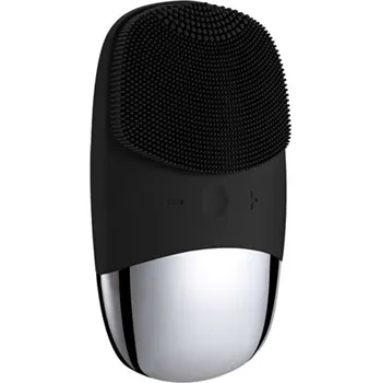 Elektrický čistič pleti Palsar 7 Plochý silikonový kartáček na čištění pleti (černý)