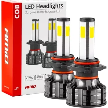 Autodoplněk AMIO LED žárovky hlavního svícení HB3 COB 4Side