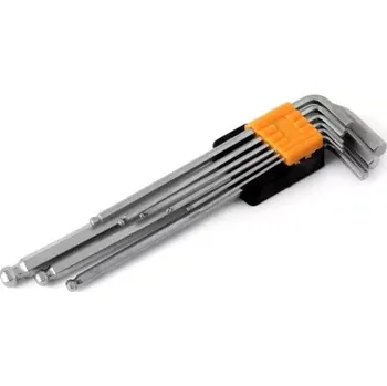 Klíč AMIO Klíče IMBUS dlouhé 230mm 9 ks