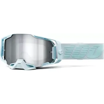 Příslušenství k helmě na motorku S100 ARMEGA 100% brýle FARGO, stříbrné plexi