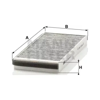 Kabinový filtr FILTRON Kabinový filtr K 1319A-2x