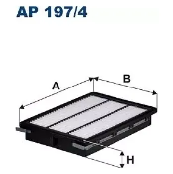 Vzduchový filtr FILTRON Vzduchový filtr AP 197/4