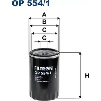 Olejový filtr FILTRON Olejový filtr OP 554/1