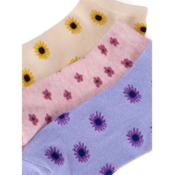 Krátké ponožky JENNY 7KB-001-SS25 (3-PACK) Béžová 35_38