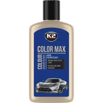 K2 COLOR MAX Modrý - vosk na lak 250ml