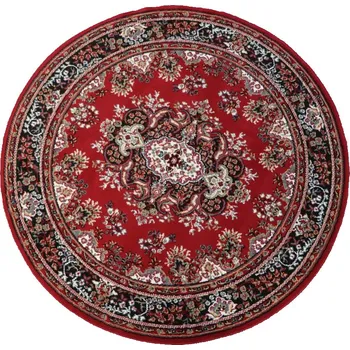 Koberec Kusový koberec ESCAPE 510480 červený kruh Rozměr: 120x120 cm