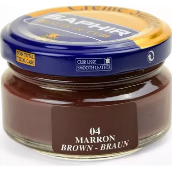 Pleťový krém Saphir Krém na boty 50ml Hnědá