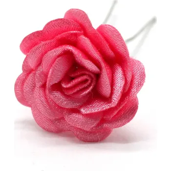 Sponka - vlásenka s květem Barva: růžová