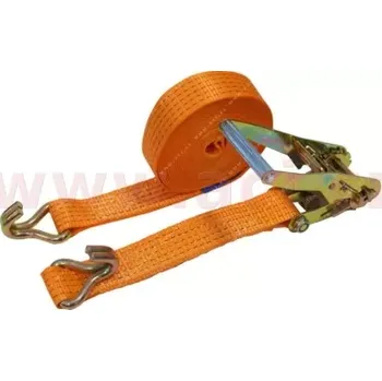 Upínací popruh * upínací popruh s račnou, 5 t, dvojité háky