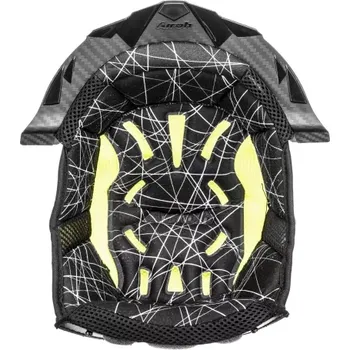 Auto-moto klobouk interiéru pro přilbu TWIST 2.0, AIROH (vel. S, černá)