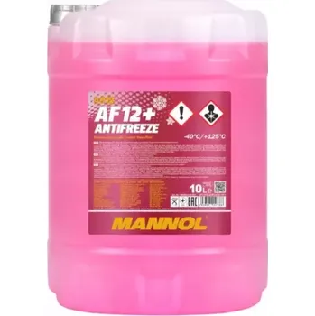 Náplň do chladiče a ostřikovače MANNOL Nemrznoucí směs G12+ -40° 10L