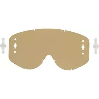 Příslušenství k helmě na motorku plexi 80´S/RECOIL/BEVO SGL WORKS, SCOTT (stříbrný chrom, antifog)