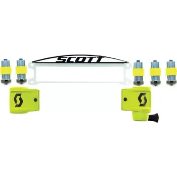 Motocyklové brýle Roll Off WFS systém pro brýle HUSTLE, SCOTT (žlutý)