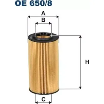 Olejový filtr FILTRON Olejový filtr OE 650/8