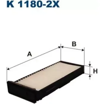 Kabinový filtr FILTRON Kabinový filtr K 1180-2x