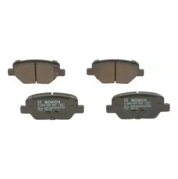 Brzdová destička BOSCH Sada brzdových doštiček 0 986 495 393