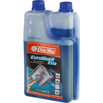 Motorový olej Syntetický olej 2T pro palivovou směs 1 litr s dávkovačem EUROSINT2 EVO Originál Oleo-Mac 3555028