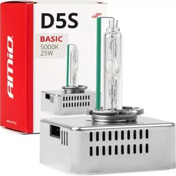 Autožárovka AMiO Xenonová výbojka D5S 25W 5000K AMiO BASIC