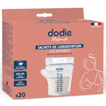 Sáček na mateřské mléko Dodie Sáčky na mateřské mléko 270 ml 20 ks