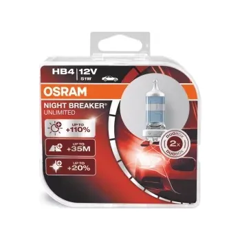 Autožárovka OSRAM HB4 NIGHT BREAKER UNLIMITED BOX 12V 55W
