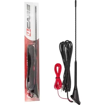 Autoanténa 4CARS AUTOANTÉNA STŘEŠNÍ SE ZESILOVAČEM 40CM, 5MM