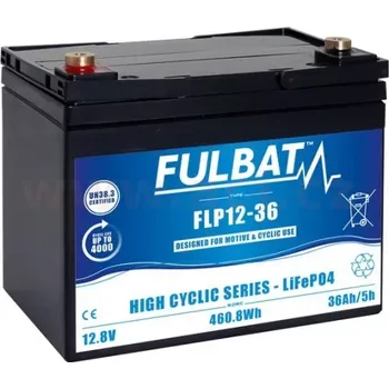 Motobaterie FULBAT LIFEPO4 12.8V 36AH 461WH FLP12-36