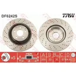 TRW Brzdový kotouč děrovaný Ø350mm DF6242S