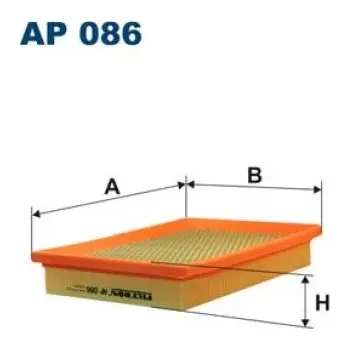 Vzduchový filtr FILTRON Vzduchový filtr AP 086