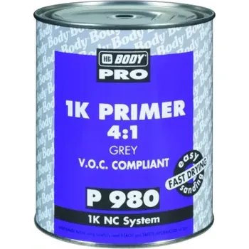 Autolak HB BODY P980 1K 4:1 základní barva šedá 1L