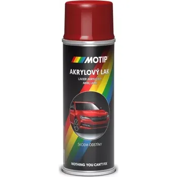 Silikonový sprej MOTIP Škoda červená romantic (VW-G1G1) 200ml