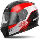 přilba Apex Jawa, CASSIDA - ČR (červená/černá/šedá, vel. XS)